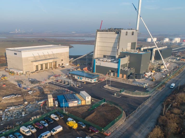 Teeside Biomass Facility Aerial Shot