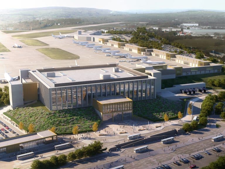 Leeds Bradford Aerial CGI